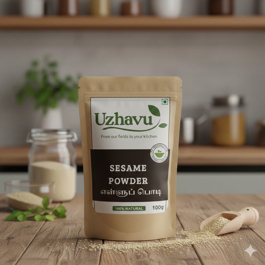 White Sesame Powder | எள்ளு பொடி (Idli, Dosa and Rice Mix)