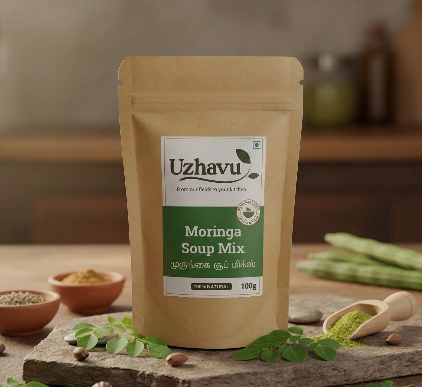 Moringa soup mix | முருங்கை கீரை சூப்
